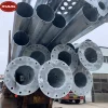 Highway and park led solar lamp parts galvanized steel post