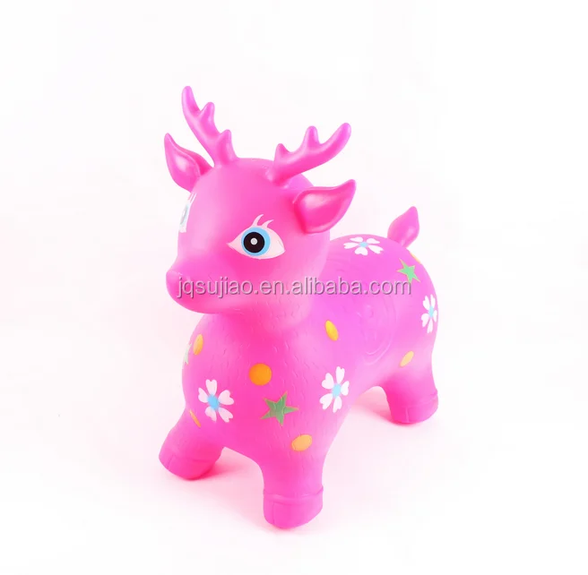 pink bouncy horse