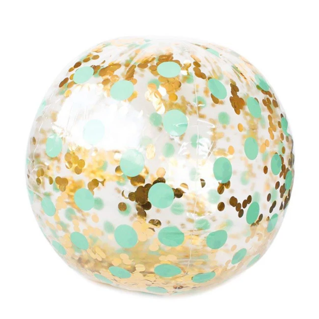 glitter beach ball