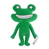 Hot Cute Home Animal Decorative Green Frog Standing Plush Toy