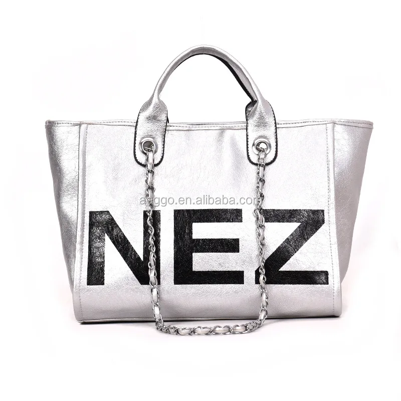silver tote bags wholesale