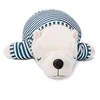 wholesale custom made soft cute polar bear 3 in 1 pillow blanket 2 in 1 hand Warmer