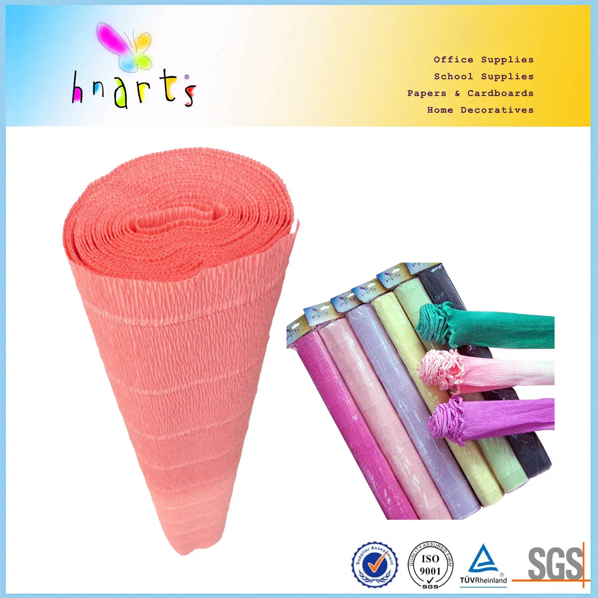 Fresh Flower Crepe Paper,Colored Crepe Paper Roll,Flower Wrap Crepe