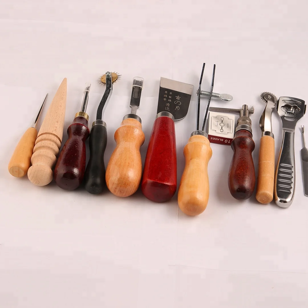 Diy Handmade Leather Carving Tool Multi Leather Stitching Sewing Punch