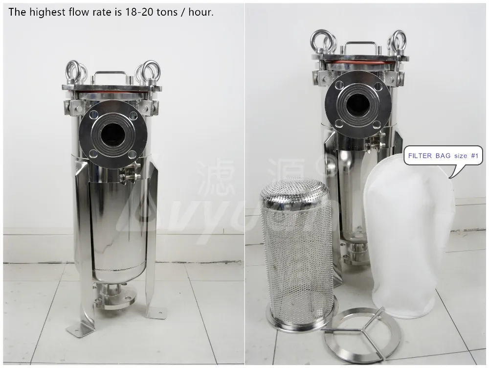Lvyuan Newest stainless steel bag filter housing replace for sea water-8