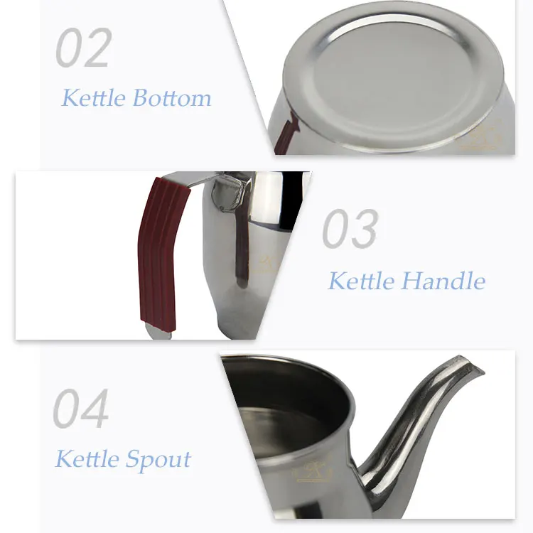 2019 trending best selling stainless steel small kettle goose neck kettle