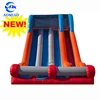 3 lanes inflatable slip n slide 0.55mmPVC inflatable castle slide