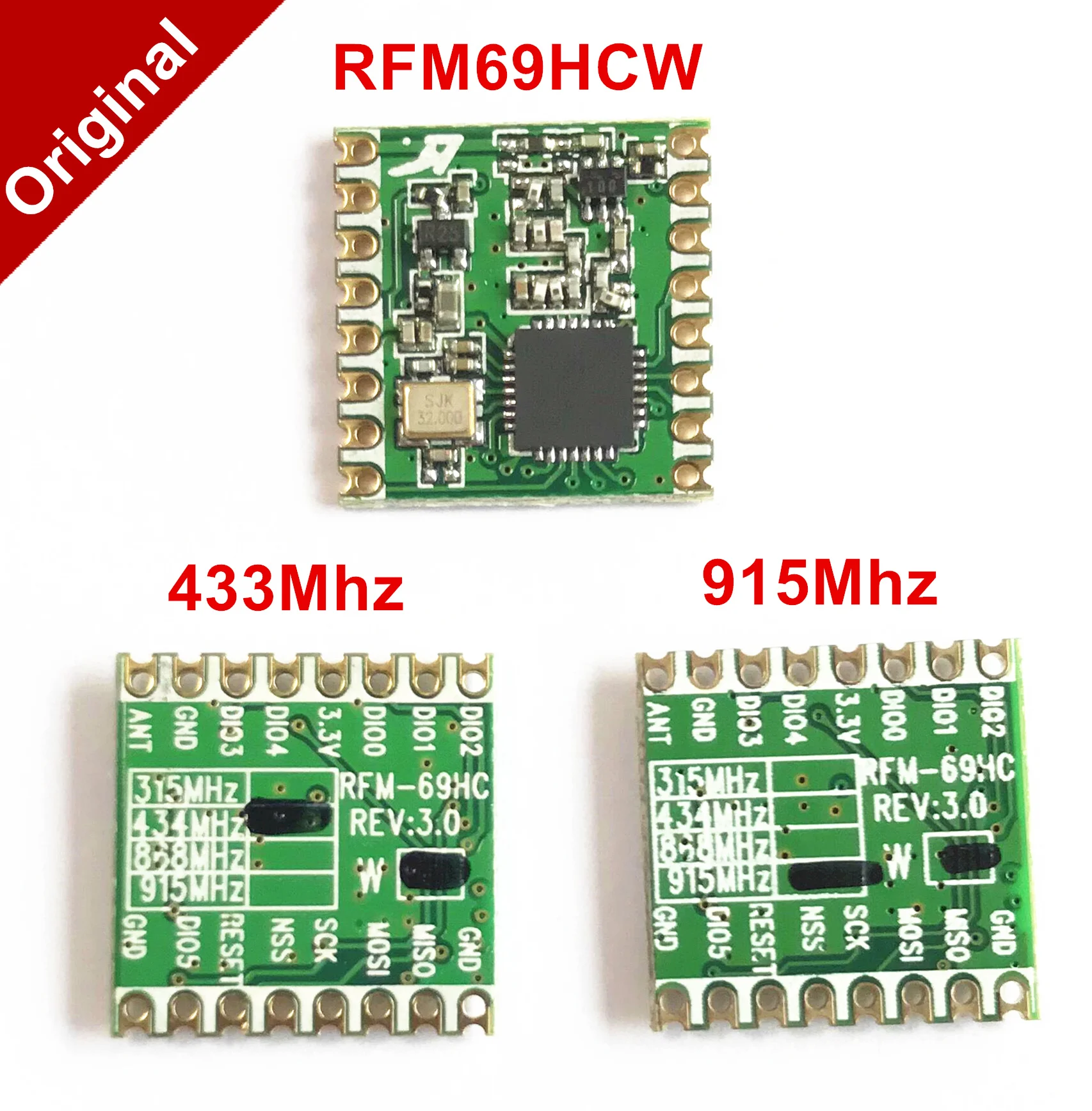 HopeRF RFM22B 433MHz or 915MHz 5 pieces