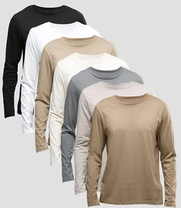 Long Sleeve Cotton Colors Available Men Blank T Shirts Cheap Wholesale Long Sleeve Cotton Colors Available Men Blank T Shirts Cheap Wholesale