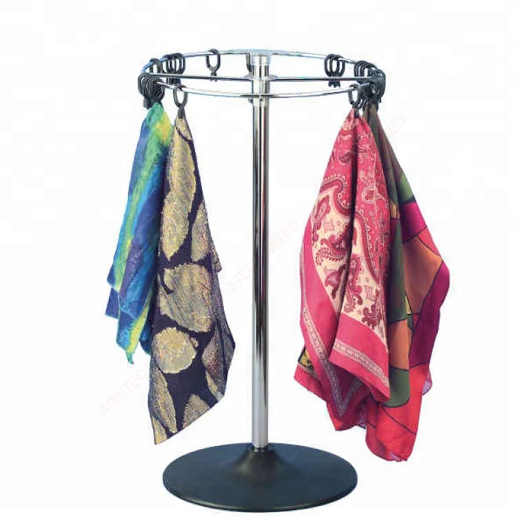 Free Standing Adjustable Scarf Display Clothes Rack Buy Scarf Display