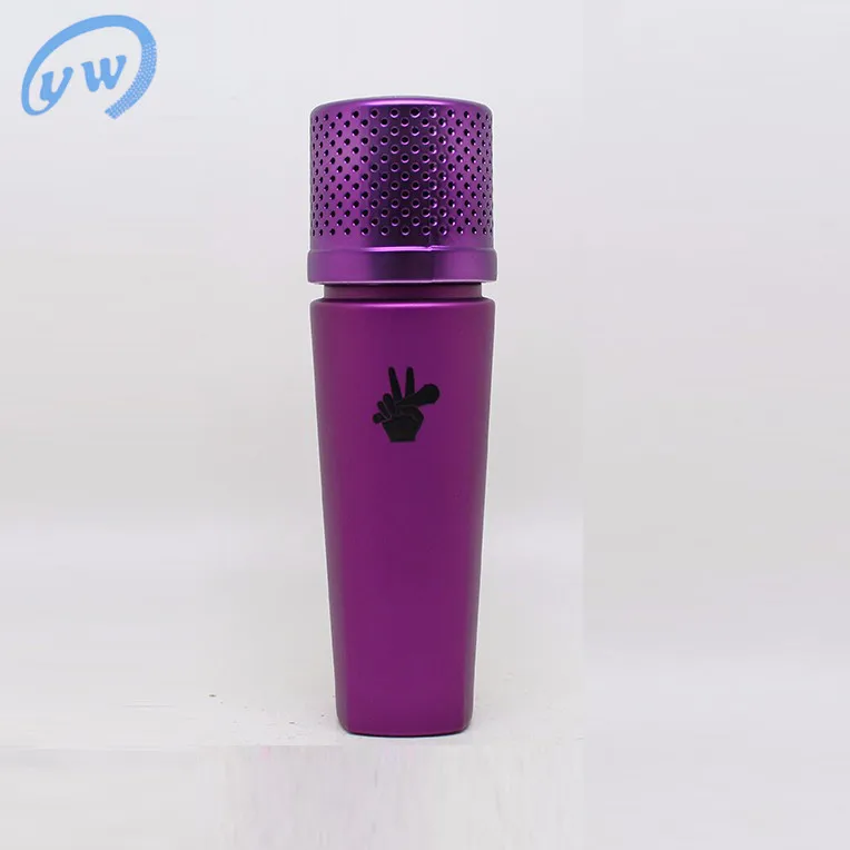 A3387-28ml The Voice Microphone Shape Empty Glass Perfume Bottle ...