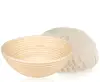 2019 Indonesia Rattan Banneton Oval Bread Display Cane Basket Bakery Banneton Proofing Basket