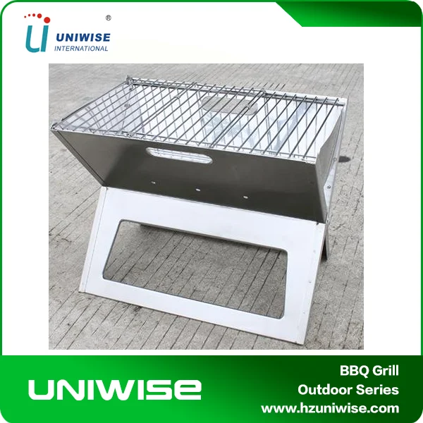 Steel X Type Japanese Barbecue Grills Notebook Iron Bbq Portable