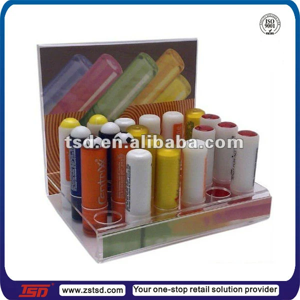 Tsda324 Custom Countertop Acrylic Lipstick Display Stands,Acrylic