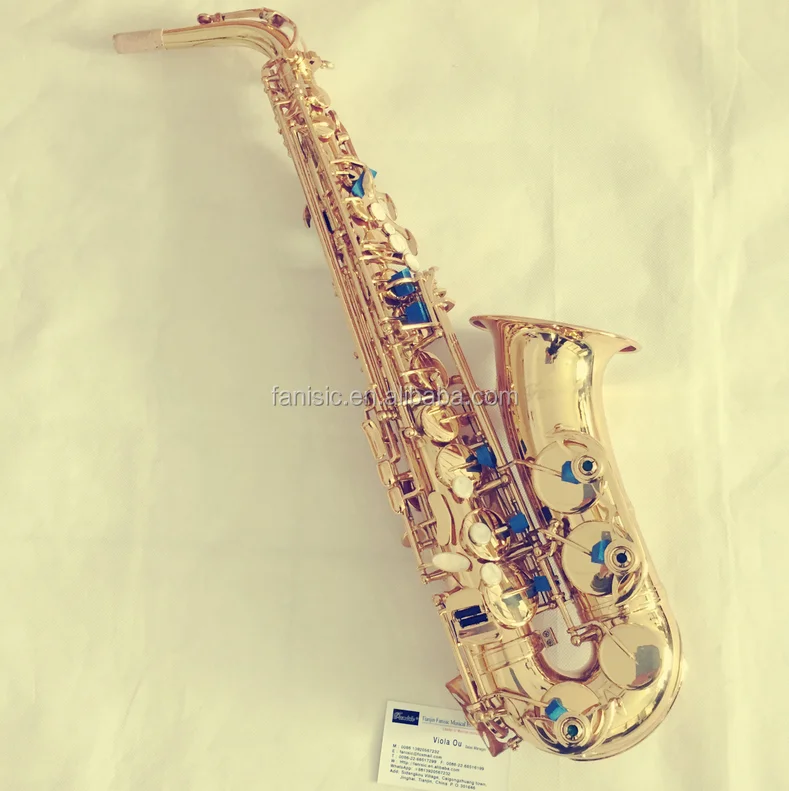 Gold Lacquer Saxophone Cheap Alto Saxophone With Gold Keys & Eb Tone Buy Gold Lacquer
