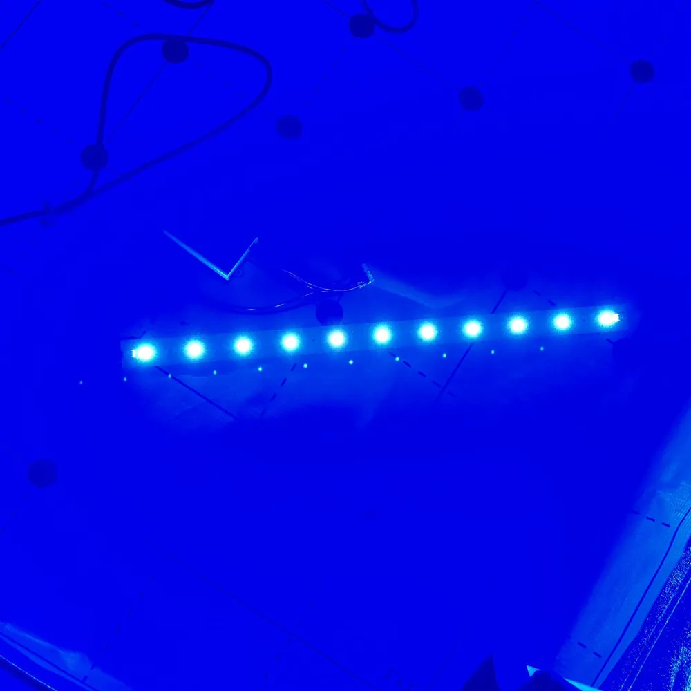 kingbrite quantum bar qb11 cree XPE 450-465nm royal blue led strip grow light