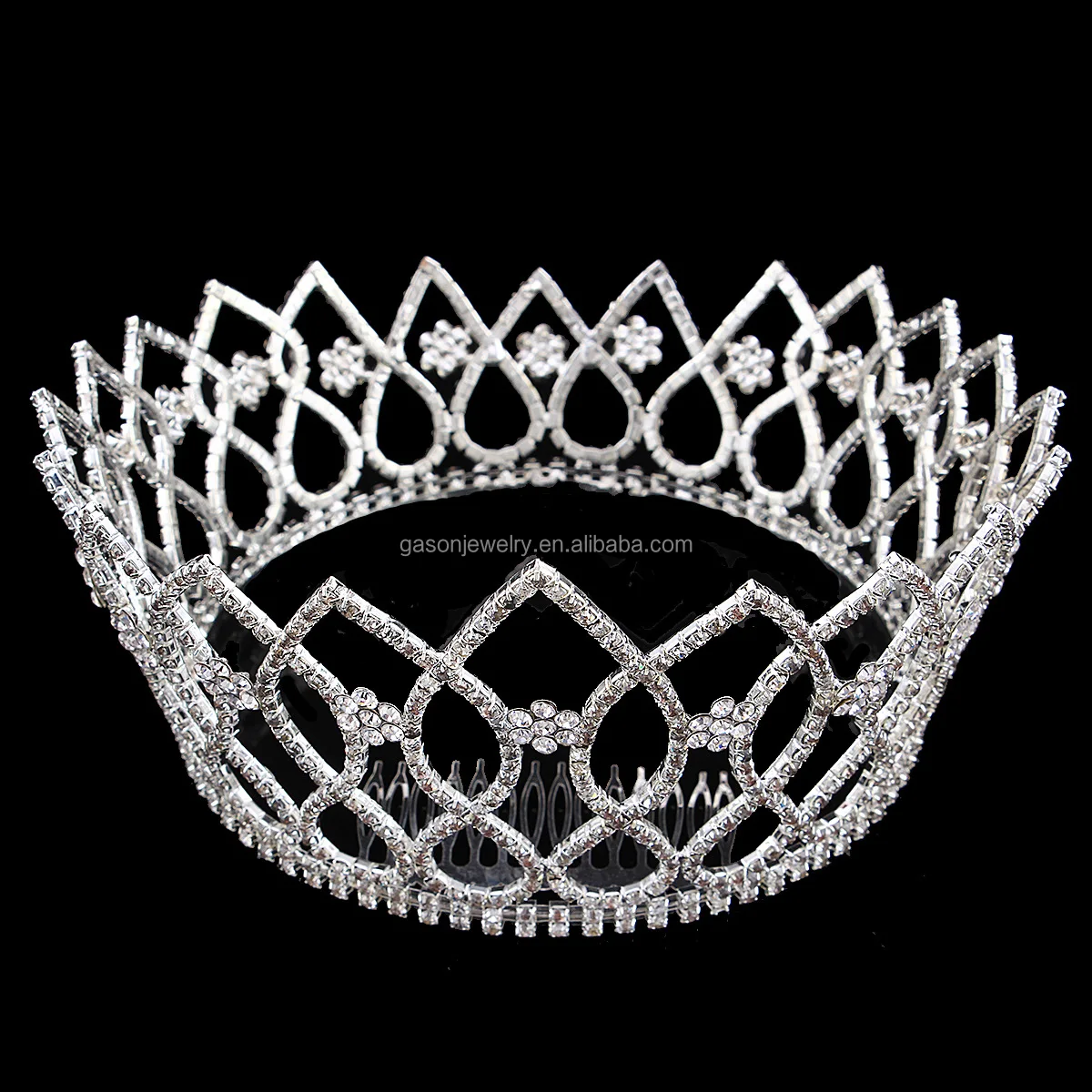 Factory Wholesale Diamond Tiaras And Crowns Silver Wedding Tiara ...