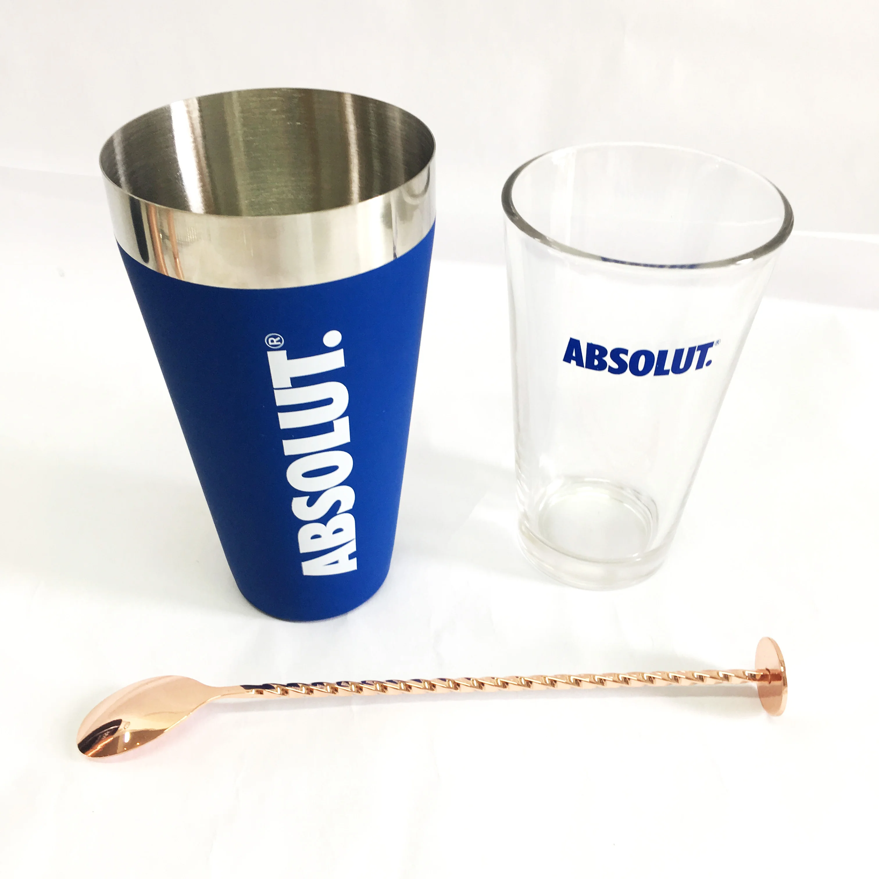 850ml Absolute Boston Cocktail Shaker With Glass Cup And Customized Logo Buy Absolute Boston