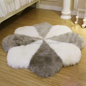 Australian Wool Carpet Fur Living Room Coffee Table Bed Rug Plum Australian Wool Carpet Fur Living Room Coffee Table Bed Rug Plum Blossom Blanket Sheepskin Round