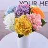 Artificial Pink Purple Hydrangea Flowers Real Touch Hydrangea Real Touch Flower