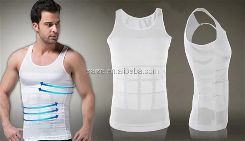 Mens Compression Body Shirt Girdle Gynecomastia Mens Compression Body Shirt Girdle Gynecomastia