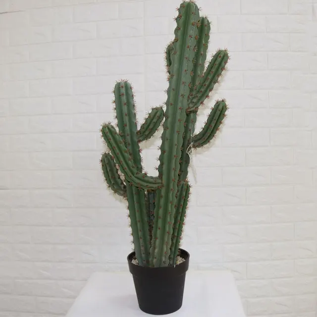 wholesale popular plastic cactus plant artificial potted plants