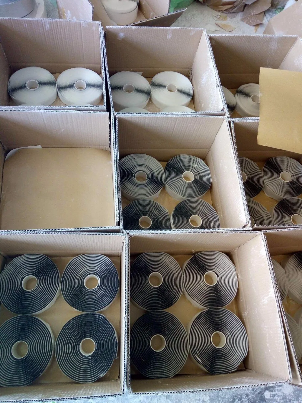 Double Sided Butyl Sealing Rubber Self Adhesive Tape For Cable Joint