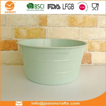 Metal Laundry Tub Cloth Bucket Storage Basket Metal Laundry Tub Cloth Bucket Storage Basket