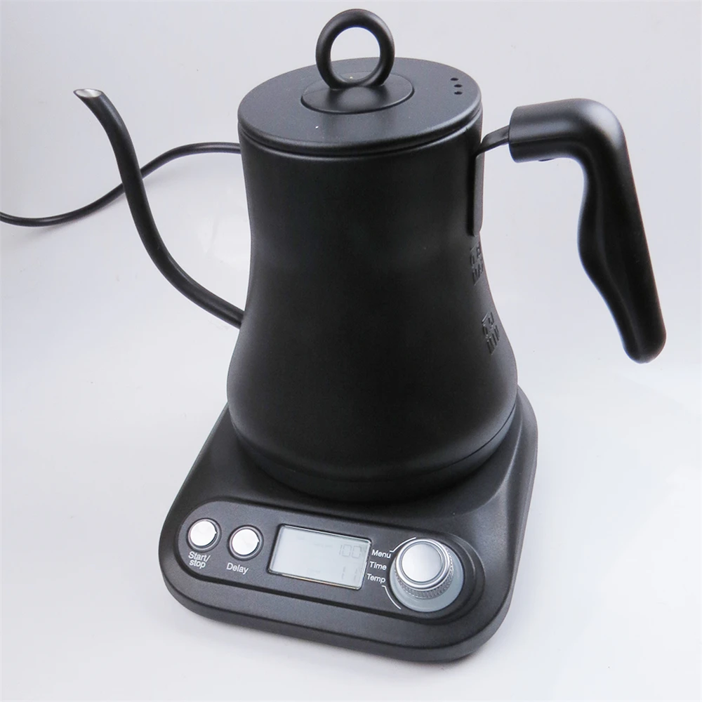Gooseneck Electric Kettle Water Heating 0.8l Cordless Stainless Steel