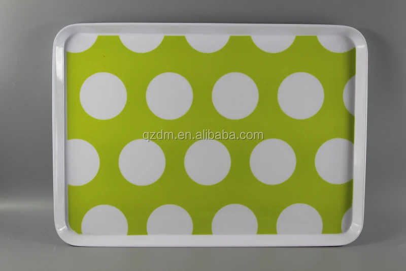 Flower Print Melamine Homeware tray, Plastic tray