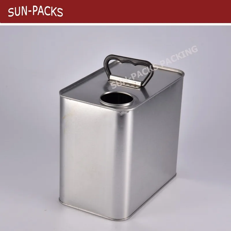 rectangular metal cans