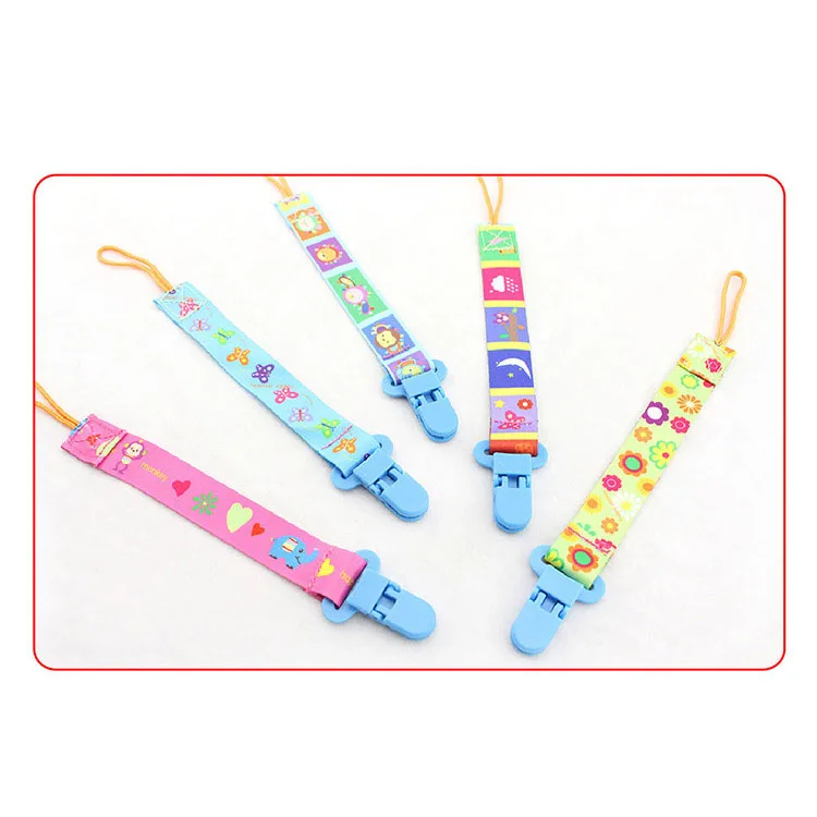 H039 Polyester Baby Pacifier Holder Clip Safety Soother Chain Buy