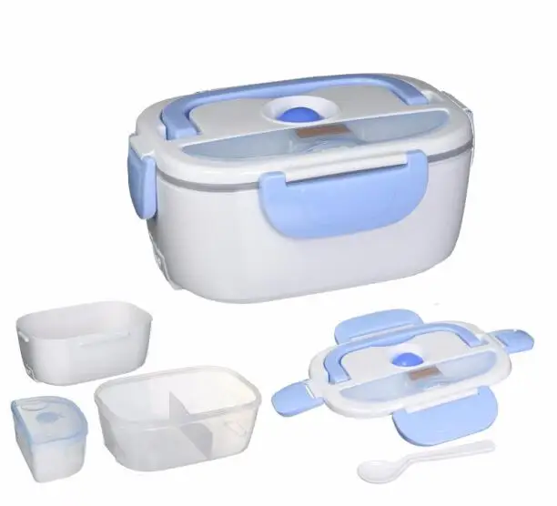Portable Heated Lunch Box 12v Electric Heating Lunchbox Food Warmer