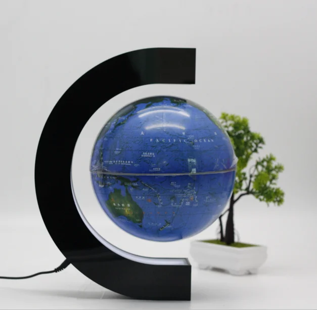 Magic Teaching Resource/Suspension Rotating Plastic World Globe W-8103