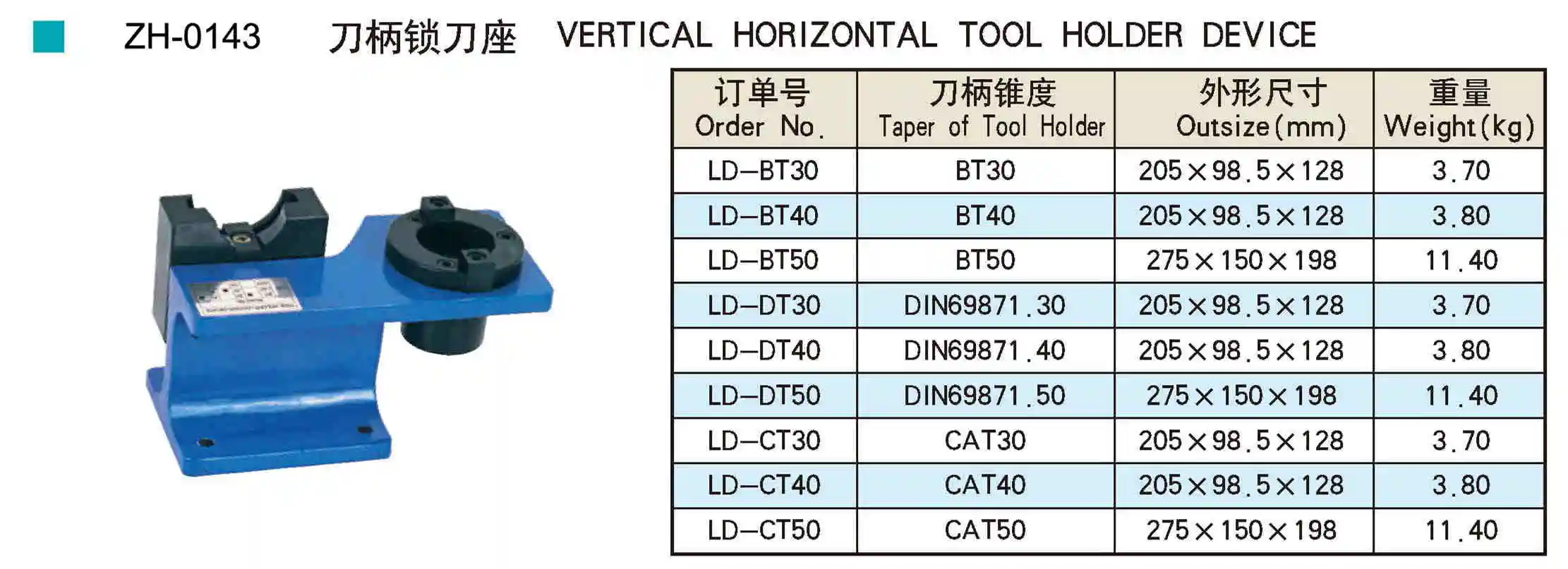 bt40 tool holder locking device