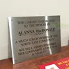 YIYAO laser engraved metal plaques, large metal signs