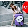 Hard Shell Funny Panda Kids Cartoon Luggage Of Children Suitcase Abs