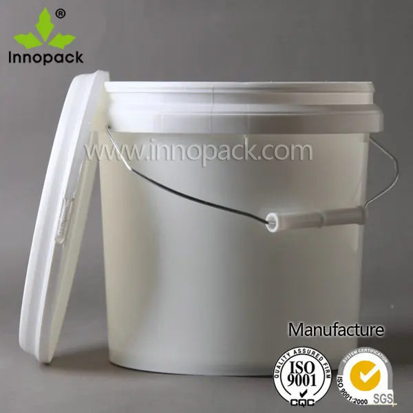 5l Food Grade Small Plastic Buckets With Lids And Handle - Buy Small