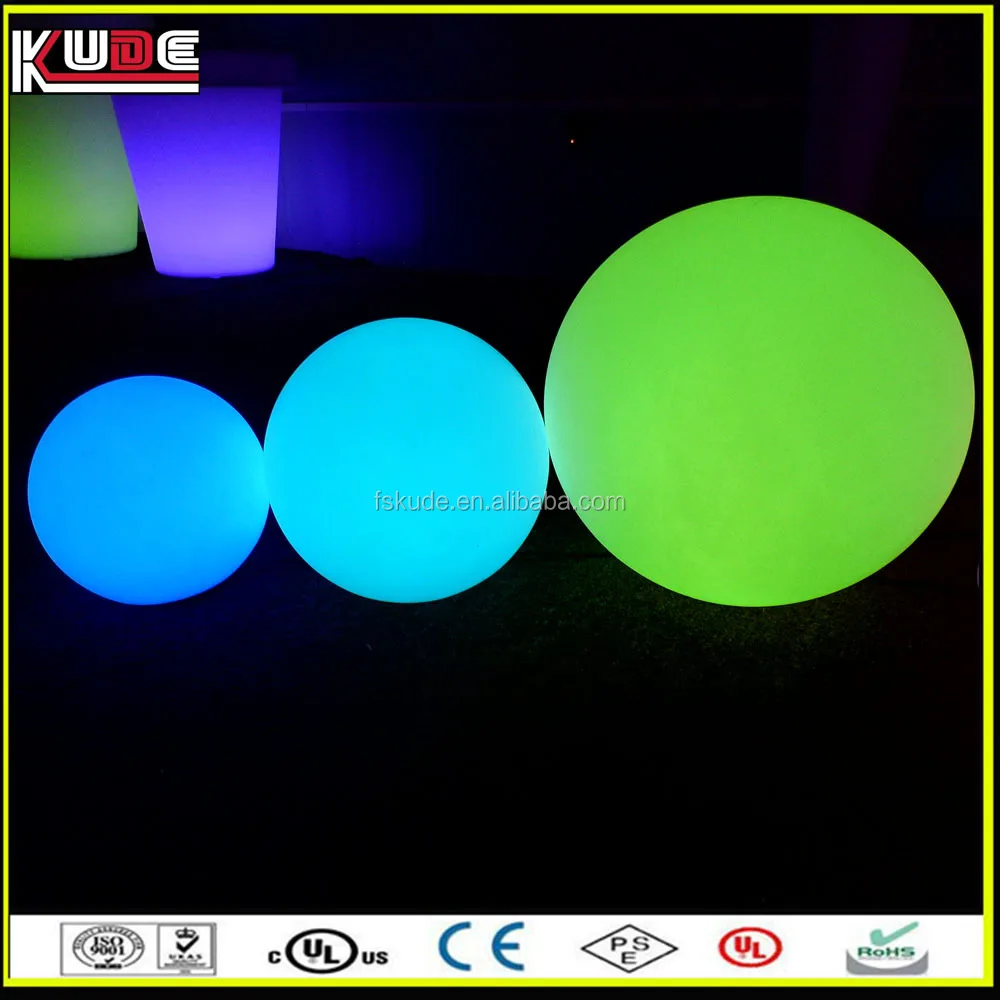 16 Colors Changing Led Garden Ball Light/ Plastic Illuminated Ball