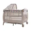 Height adjustable pink swing 3 in 1 infant bed travel metal frame luxury baby cot