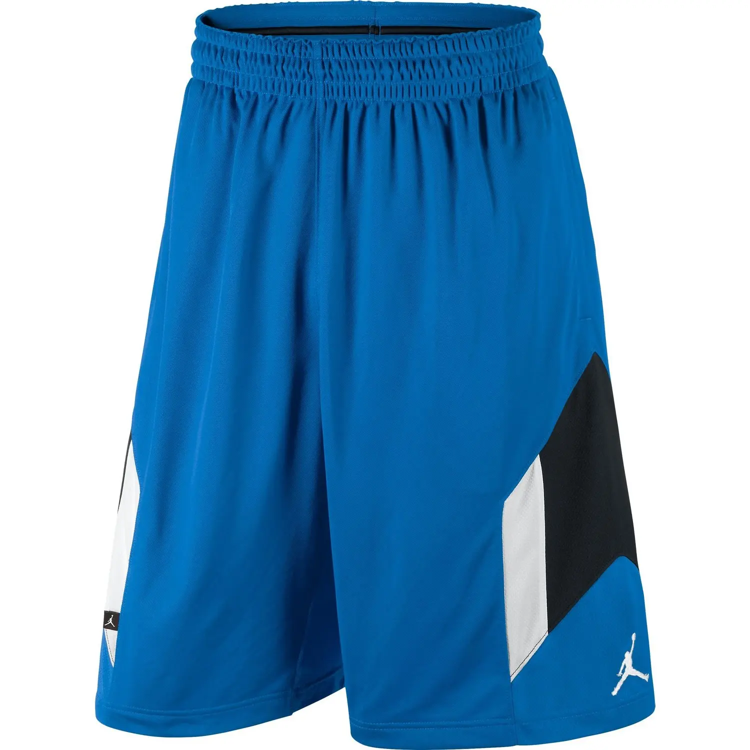 black and blue jordan shorts
