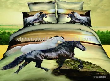 New Horse Duvet Set Single Double S King Cover 100 Cotton New Horse Duvet Set Single Double S King Cover 100 Cotton