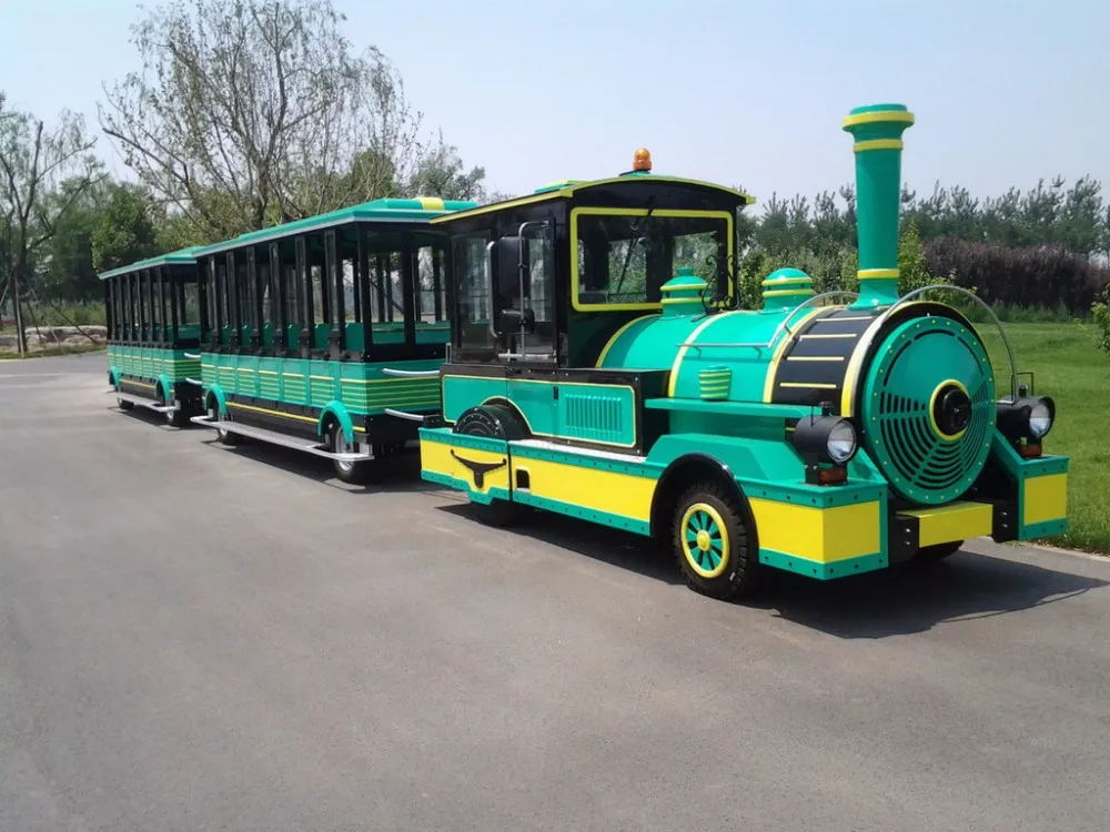 Small Electric Amusement Park Used Trackless Train For Sale Buy