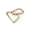 Hardware Rigging5*50mm / 6*60mm Delta Triangle Shaped Nickel Plated Simple Snap Hook Carabiner