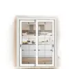 aluminum frame glass door/aluminum slide windows with window screen