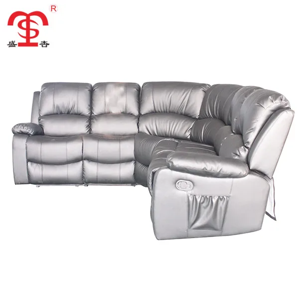 Germany Leather Sectional Corner Sofa Set 6 Seater With Living Room