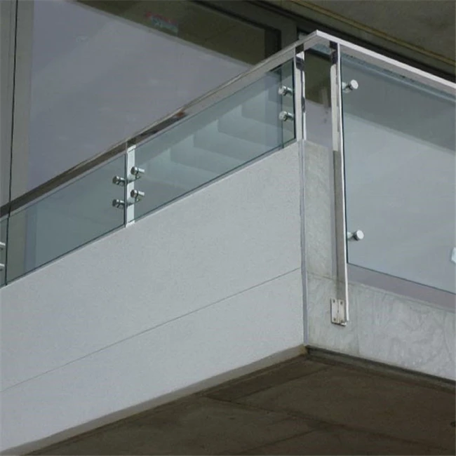 Corner Glass Bracket Ramp Railings Decorative Glass Stair Railing - Buy ...