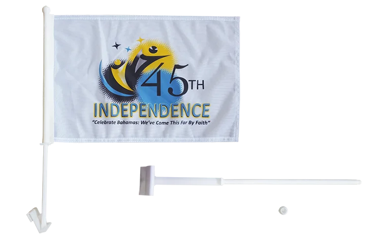 car flag 12 x18 inch knitted polyester 110g Excellent quality