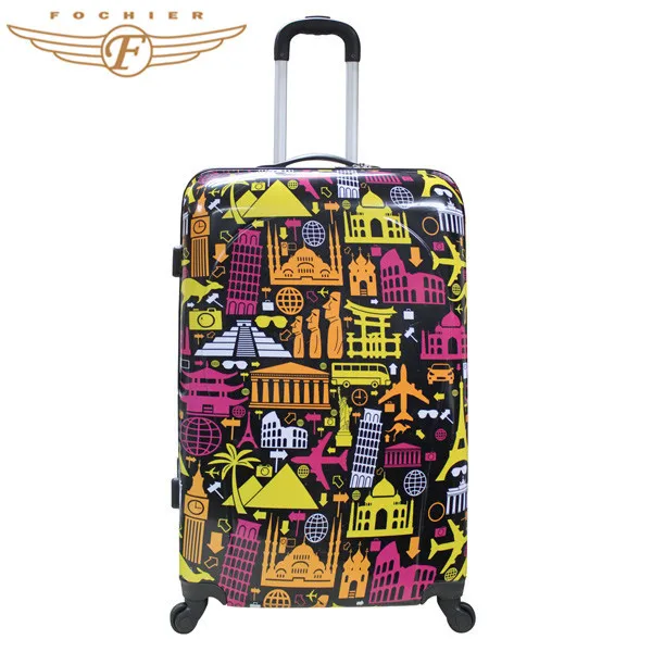 Factory Customized Personalized Printed Hard Shell Luggage Buy Hard