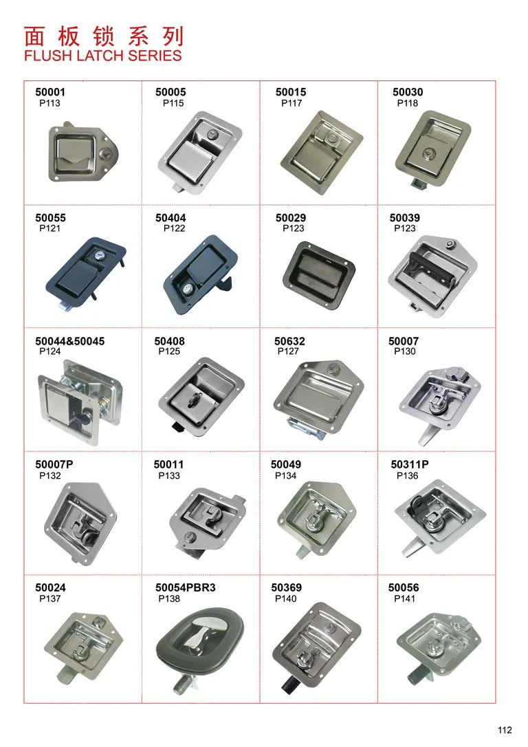 Flush latch series